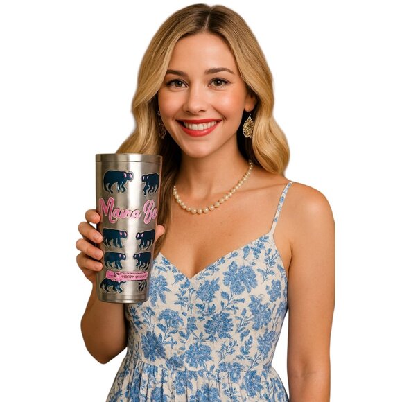 SIMPLY SOUTHERN MAMA BEAR Tervis 30 oz Stainless Steel Travel Tumbler Cup Mug - Picture 1 of 15